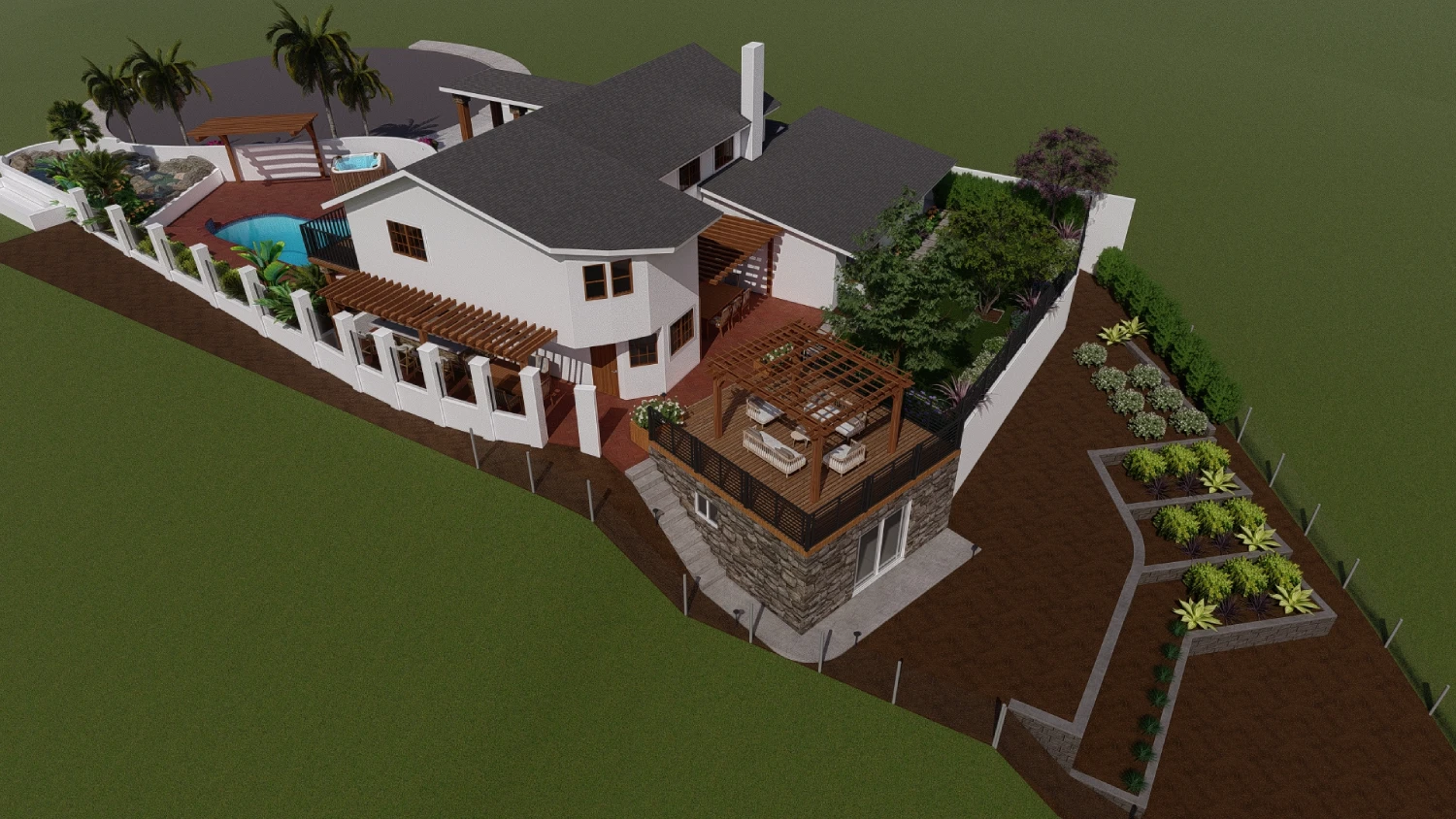 Del Cerro Project 3D Rendered Plans 1