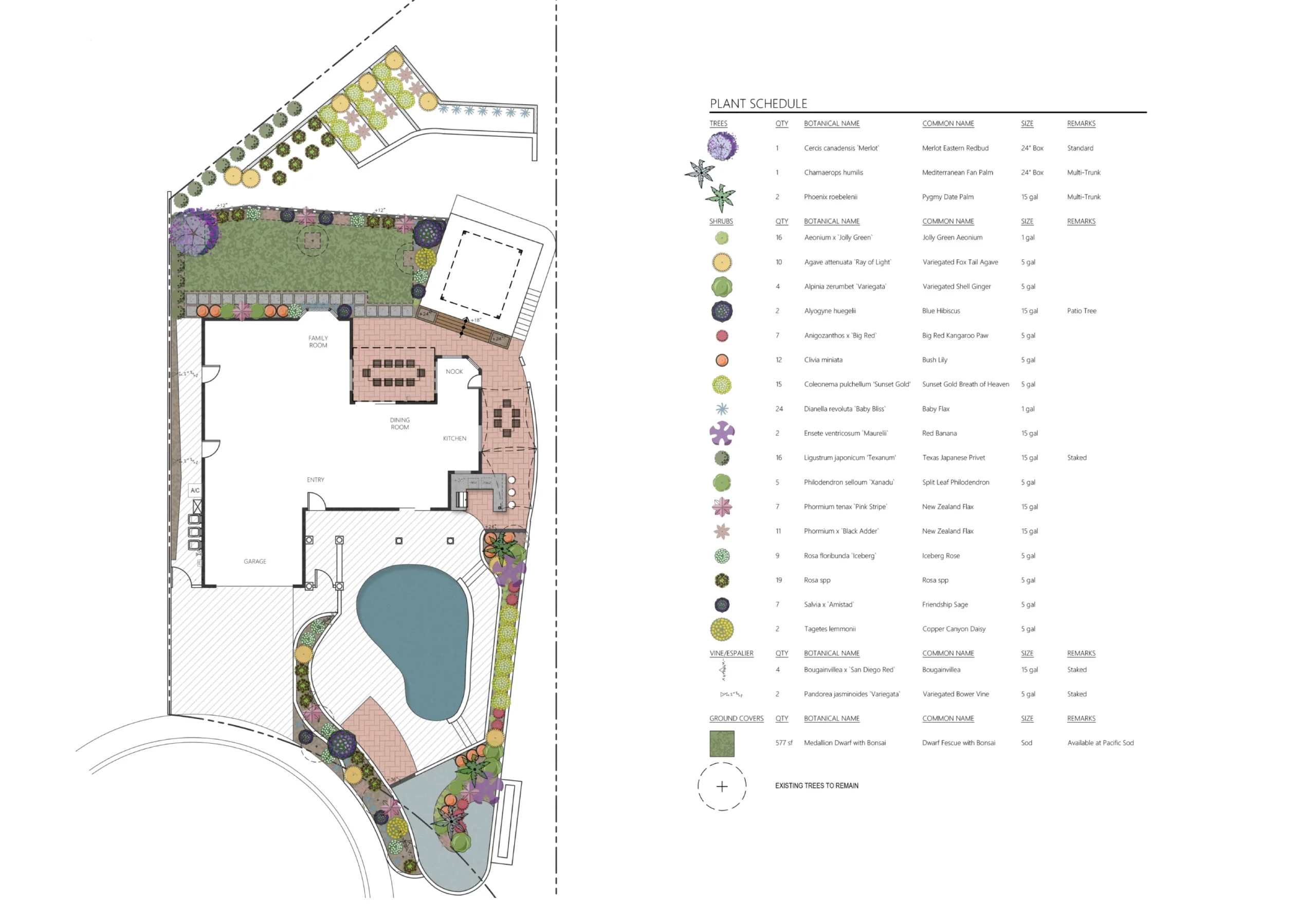 Del Cerro Project Rendered Plan